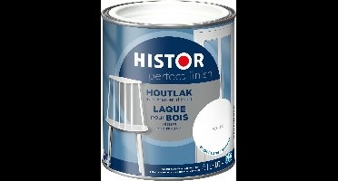 Histor Perfect Finish Houtlak Zijdeglans - Krasvast & Slijtvast - Dekkend - 0,75 Liter - Wit