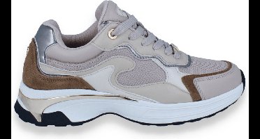 Mexx Sneaker Portia Love Off White/brown Dames - Maat 39