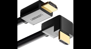 Ugreen - haakse - HDMI-kabel - (90°) - 4K - 2m - zwart - (HD103)