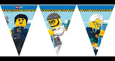 Vegaoo - Lego City papieren wimpelslinger 2,3 meter