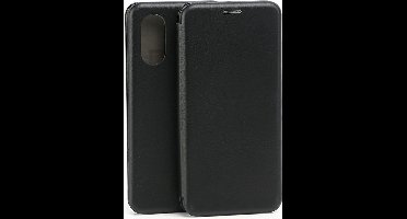 Beline Book Magnetisch Oppo A17 hoesje zwart/zwart