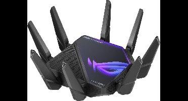 ASUS ROG Rapture GT-AXE16000 - Gaming extendable router - WiFi Versterker - 4G / 5G Router vervanger - WiFi 6E