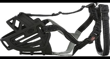 Trixie - Muilkorf - Kunststof - Zwart - S