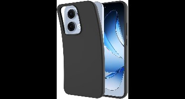 Just in Case hoesje geschikt voor Oppo Reno13 Hoesje Siliconen - Flexibele Case - Zwart