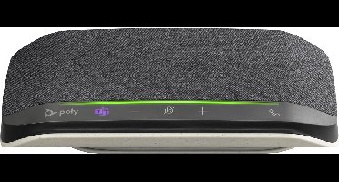 HP Poly Sync 10 Conferentietelefoon Ruisreductie, Geschikt voor bijv. Microsoft Teams, Zoom, Handsfree Zwart, Zilver