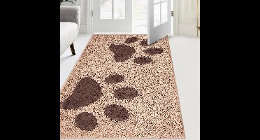 Boraboi ® Schoonloopmat voor Binnen, Wasbaar en Absorberend, Antislip Deurmat met Versterkte Randen, Geschikt voor Huisdieren 84 x 150 cm
