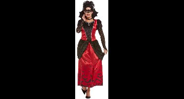 Smiffys - Gothic Vampiress Kostuum - M - Zwart