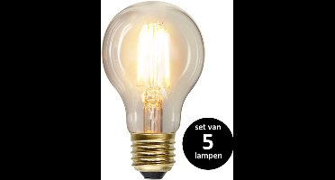Soft Glow Peertje - E27 - 1.6W - set van 5