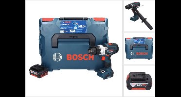 Bosch GSB 18V-150 C Professionele accu klopboormachine 18 V 150 Nm Biturbo Brushless + 1x oplaadbare accu 5.0 Ah + L-Boxx - zonder oplader