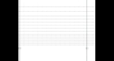 vidaXL - Hek - met - Paal - Zilverkleurig