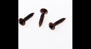 Intersteel Houtschroef lenskop gebruineerd 3.5 x 19mm