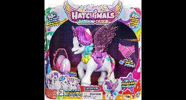 Hatchimals CollEGGtibles - Interactieve Hatchicorn-eenhoorn met slaande vleugels meer dan 60 lichtjes en geluiden en 2 unieke baby's