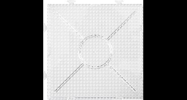 Creotime Onderplaat Strijkkralen Vierkant 15 Cm 2 Stuks