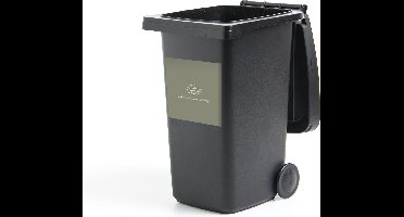 Container sticker Keuken - Spreuken - Opa's Recept - Opa - Quotes - 40x40 cm - Kliko sticker