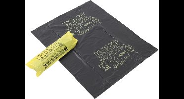 Komo vuilniszakken 50 micron, 60 liter, 1 rol, 20 zakken, grijs 20 stuks