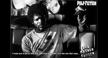 Pyramid Poster - Pulp Fiction Bad Mother F-ker - 60 X 80 Cm - Multicolor