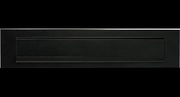 AMI briefplaat met veer type DL, 340x73 zwart
