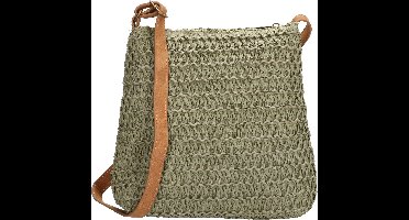 Beagles Natural life Schoudertas - Dames Tas - Olijfgroen