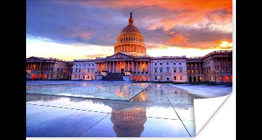 Poster Capitool - Architectuur - Plein - 30x20 cm