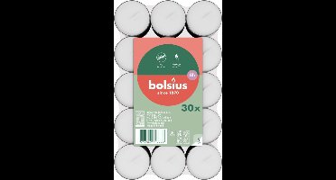 Bolsius - Theelichten - 30 stuks per verpakking - Brickpack