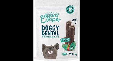 Edgard & Cooper Doggy Dental Aardbei&Munt - Hondensnacks - S