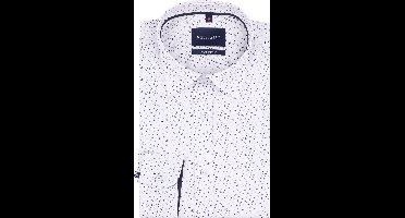 Suitable Overhemd Leaf Print wit - Overhemden Formeel