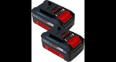 Einhell 2x Power X-Change oplaadbare accu 18 V 4,0 Ah Li-Ion ( 2x 4511396 ) met laadniveau-indicator