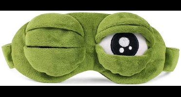*** Pluizige groene kikker oogmasker - de perfecte mix van schattigheid en comfort voor kinderen, meisjes en volwassenen op reis van Heble® ***