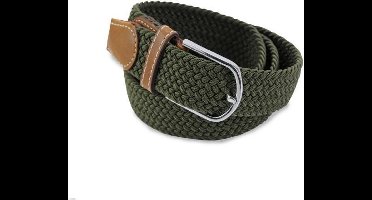 New Age Devi - Flexibele vlecht-riem - leger-groen