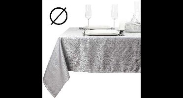 Tafelkleed Oda 160cm Rond grijs