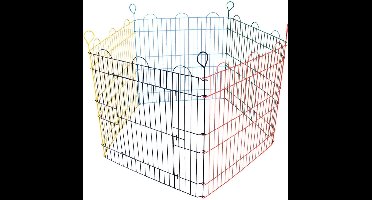 Flamingo knaagdierren Pentagon - 5 x 60 x 60cm