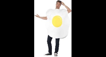 "Gebakken ei kostuum voor volwassenen  - Verkleedkleding - One size"