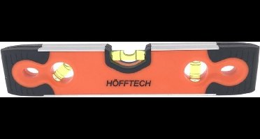 Hofftech Torpedo waterpas - 23 cm - magnetisch - 3 libellen - aluminium