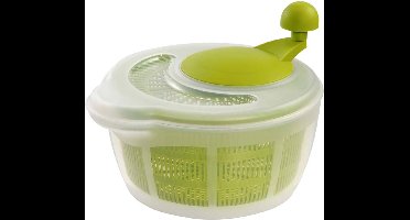 Westmark Slacentrifuge, inhoud: 5 l, ø 26 cm, kunststof, BPA-vrij, Fortuna, kleur: doorzichtig/groen, 2432224A