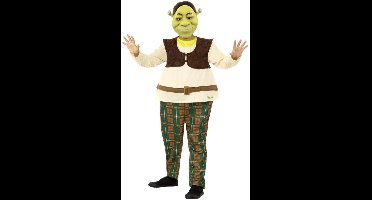 Smiffys - Shrek Deluxe Kinder Kostuum - Kids tm 12 jaar - Multicolours