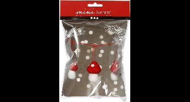 Creative mini kit Hangende Paddenstoelen - hoogte 5,5 cm