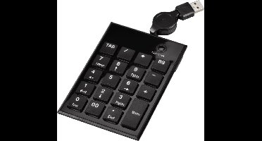 Hama Slimline numeriek toetsenbord SK140 zwart
