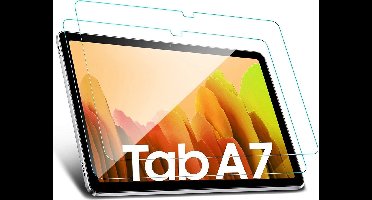 Screenprotector Geschikt voor Samsung Galaxy Tab A7 Screenprotector 2020 10.4inch Tempered Glass - 2 pack