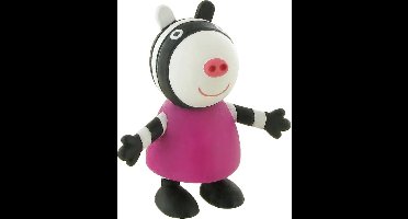 Peppa Pig Zoë Zebra taart topper decoratie 6 cm.