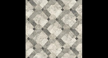 Restored Devonshire grijs behang (vliesbehang, grijs)