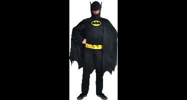 Dc Comics Verkleedpak Batman Heren Polyester Zwart/geel 3-delig Maat L