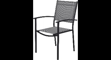 Pro Garden Stapelstoel Tuin Aluminium 87cm Grijs