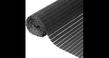 Nature - Tuinscherm - dubbelzijdig - 1.5 x 3m - PVC - antraciet - zeer goede afscherming