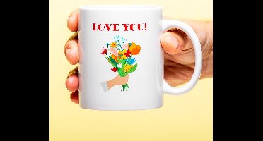 Mok Love You van Ditverzinjeniet.nl