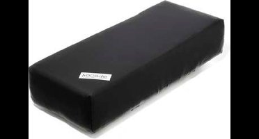 Hooodie Big Cushie Black Solid - zacht fietskussen voor op bagagedrager in effen zwart