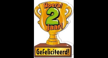 Trofee kaart - 2 jaar