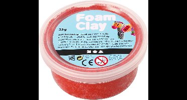 Foam Clay®, rood, 35 gr/ 1 Doosje