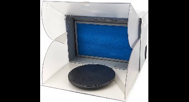 HBM airbrush spuitcabine met LED-verlichting