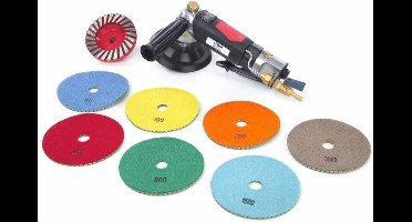 HBM 125 mm natte schuur en polijstmachine