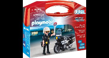 Actiefiguur City Action Police Playmobil 5648 Zwart (13 Pcs)